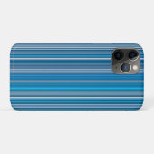 Veel meer kleuren strepen in het blauw Case-Mate iPhone case (Achterkant (horizontaal))