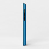 Veel meer kleuren strepen in het blauw Case-Mate iPhone case (Achterkant/links)