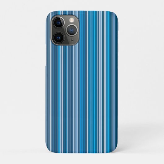 Veel meer kleuren strepen in het blauw Case-Mate iPhone case (Achterkant)