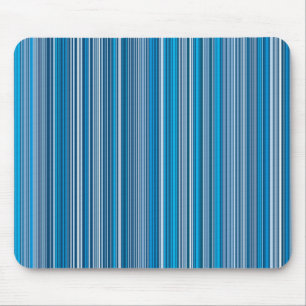 Veel meer kleuren strepen in het blauw muismat