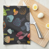 Veel meer paddenstoelen theedoek (Quarter Fold)