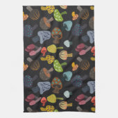 Veel meer paddenstoelen theedoek (Verticaal)