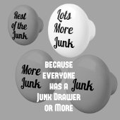 Veel meer rommellade keramische knop