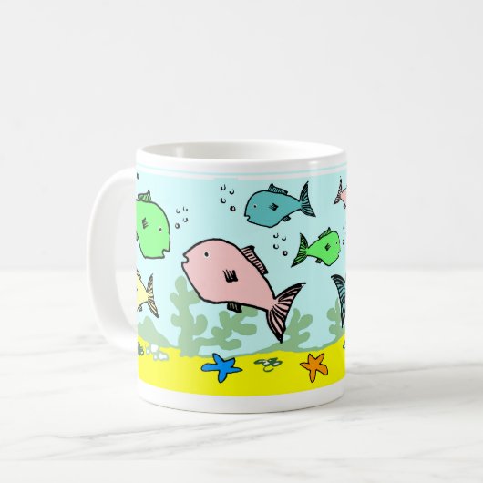 Veel meer vis in de Mok van de Zee (Voorkant links)