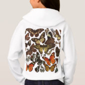 Veel meerkleurige vlinders (Achterkant)