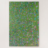 Veel mensen die van bovenaf yoga doen legpuzzel (Verticaal)