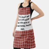 Veel mensen hebben in deze keuken gegeten en zijn  schort (Insitu)