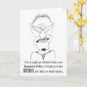 Veel mensen raken beledigd - Verjaardag Kaart (Gele Bloem)