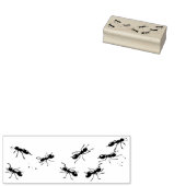 Veel mieren rubberen stempel (Gestempeld)