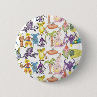 Veel Monsters Ronde Button 5,7 Cm