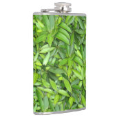 Veel mooie groene bladeren  heupfles (Rechts)