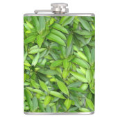 Veel mooie groene bladeren  heupfles (Voorkant)