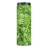 Veel mooie groene bladeren  thermosbeker (Achterkant)