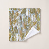 Veel mooie rozen bladen bad handdoek (Wasdoekje)