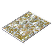 Veel mooie rozen bladen notitieboek (Linkerzijde)