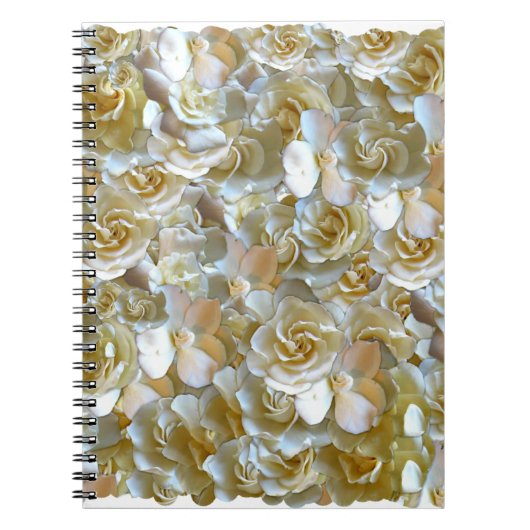 Veel mooie rozen bladen notitieboek (Voorkant)