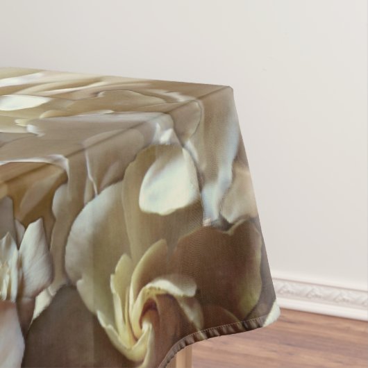 Veel mooie rozen bladen tafelkleed (Voorbeeld)