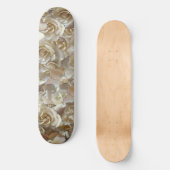 Veel mooie rozenblaadjes persoonlijk skateboard (Voorkant)