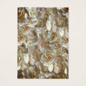 Veel mooie rozenblaadjes visitekaartje (Achterkant)