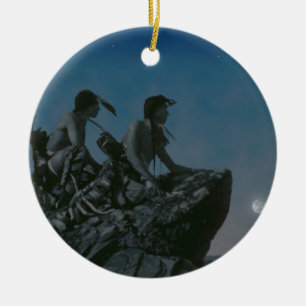 Veel Moons Ago Keramisch Ornament