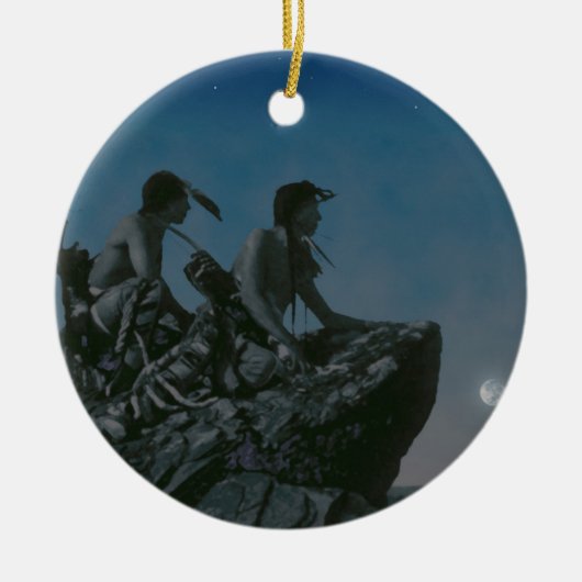 Veel Moons Ago Keramisch Ornament (Voorkant)