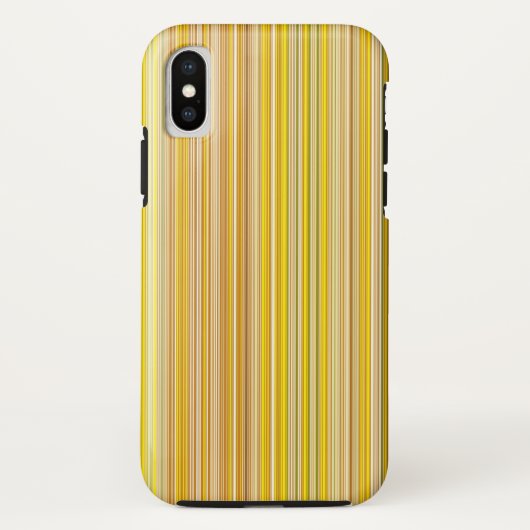 Veel multi gekleurde strepen in geel... Case-Mate iPhone case (Achterkant)