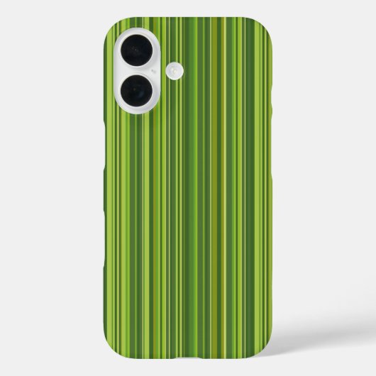 Veel multi gekleurde strepen in groen Case-Mate iPhone case (Achterkant)