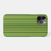 Veel multi gekleurde strepen in groen Case-Mate iPhone case (Achterkant (horizontaal))