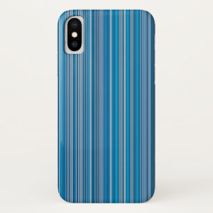 Veel multi gekleurde strepen in het blauw Case-Mate iPhone case