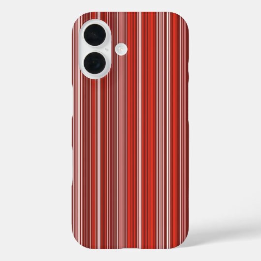 Veel multi gekleurde strepen in rood Case-Mate iPhone case (Achterkant)
