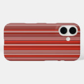 Veel multi gekleurde strepen in rood Case-Mate iPhone case (Achterkant (horizontaal))
