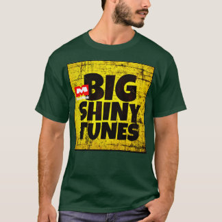 Veel muziek grote glanzende muziek t-shirt