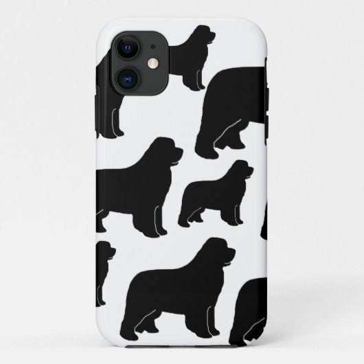 Veel Newfoundlandhonden Case-Mate iPhone Case (Achterkant)