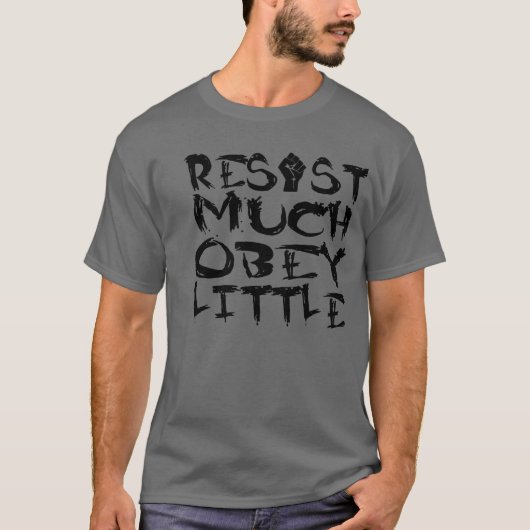 Veel Obey Little weerstaan T-shirt (Voorkant)