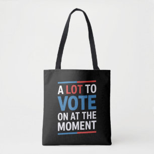 Veel om op te stemmen op het moment Funny Kamala 2 Tote Bag