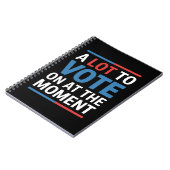 Veel om over te stemmen op het moment Funny Kamala Notitieboek (Linkerzijde)