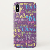 Veel ontwerp van het Praatter Case-Mate iPhone Case (Achterkant)