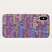 Veel ontwerp van het Praatter Case-Mate iPhone Case (Achterkant (horizontaal))