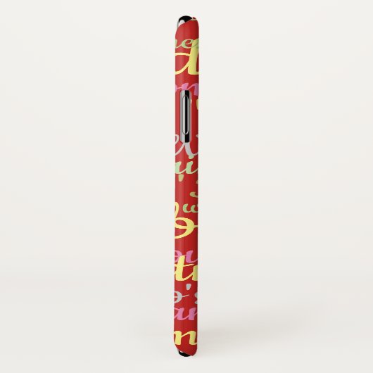 Veel ontwerp van het Praatter Case-Mate iPhone Case (Achterkant / rechts)