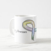 Veel onzichtbare ziekten Bewustmaking van de Mok (Voorkant links)