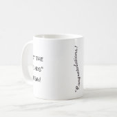 "Veel ophef over iets!" Laat FUNDS beginnen! Koffiemok (Voorkant links)