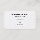 Veel Oranje pompoenen Visitekaartje (Achterkant)