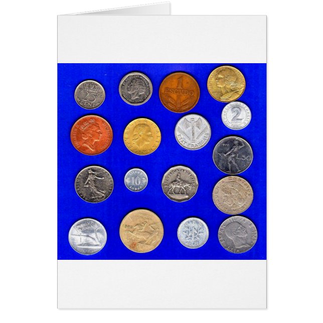 veel oude buitenlandse munten (Voorkant)