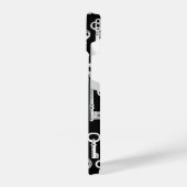 Veel oude Keys Pattern iPhone Hoesje (Linkerkant)