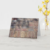 Veel oude riemen kaart (Gele Bloem)