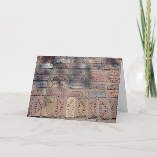 Veel oude riemen kaart (Voorkant)