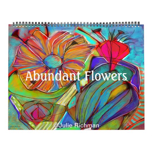 Veel overvloedige bloemen kalender (Hoes)