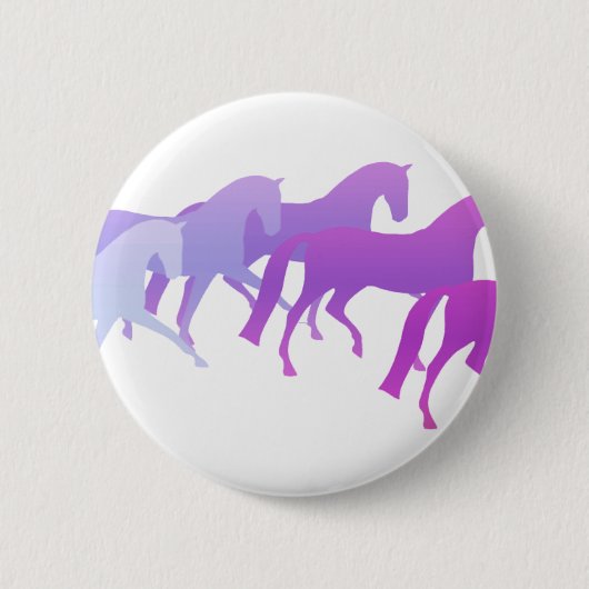 Veel paarden (appels) ronde button 5,7 cm (Voorkant)