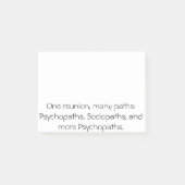 Veel paden Funny Family Reunion Post Post-it® Notes (Voorkant)