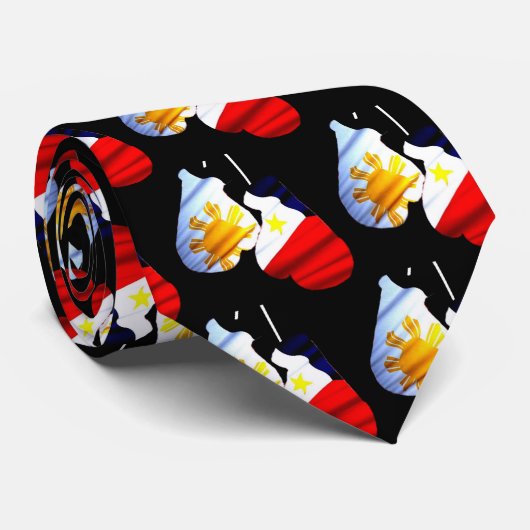 VEEL PAKKMAN PACQUIAO FILIPINO BOXER STROPDAS (Opgerold)